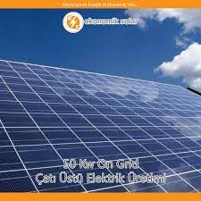Elektrik tarlası kurarak devlete elektrik satmak oldukça kazançlı bir iş alanı haline geldi. 50 Kw On Grid Cati Ustu Elektrik Uretimi Ekonomik Solar