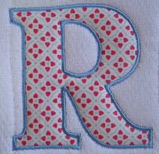 You can even enhance the patterns with embellishments! Free Applique Alphabet Letters Applique Letters Free Applique Patterns Hand Embroidery Patterns Letters
