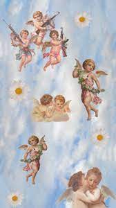 Wallpaper Cute Angel Wallpaper Aesthetic Iphone Wallpaper Iphone Background Wallpaper