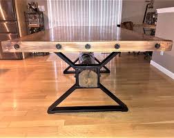 All table legs are custom and stand at 28 tall. 2 Pack 2 Wide 1 4 Thick Metal Size Range Etsy Dining Table Steel Table Legs Modern Dining Table