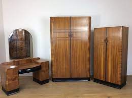 A stunning selction of antique art deco furniture items including art deco dining suites, art deco tables, art deco chairs, art deco armchairs, art deco coffee tables, art deco side tables, art deco sofas, vintage cocktail cabinets, art deco bedside cabinets, art deco desks, art deco drinks trolley, art deco sideboard & epstein art deco furniture Art Deco Bedroom Suite Art Deco Bedroom Sets Gazelles Of Lyndhurst