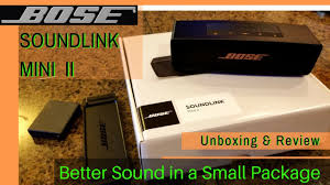 The bose soundlink mini ii isn't a giant leap forward, but it's enough that there is no reason to buy the older model anymore. Unboxing Review Bose Soundlink Mini Ii Youtube