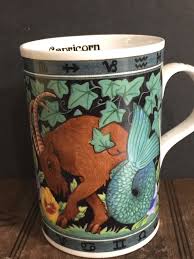 Capricorn Mug Wren Giftware Zodiac Birthday Gift Made England David Beck Design Wrengiftware Mugs Zodiac Birthdays Giftware