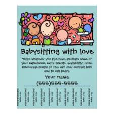 Littlegirlie Child Care Custom Tear Sheet Flyer Babysitting Flyers Babysitting Starting A Daycare