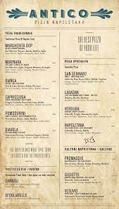 Antico Cafe Menu Design Menu Design Food Menu Design
