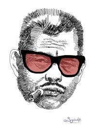 Editorialized Illustration Of Larry Dulay Itliong The Founder Of Farmers Union Of California He Spearheaded The Union Strik My Drawings Illustration Drawings