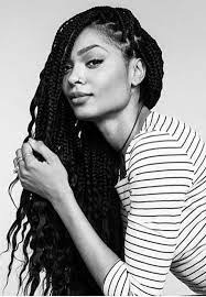 Follow Essenceaq Box Braids With Feathered Ends Hair Styles Box Braids Hairstyles Curly Hair Styles