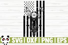 Distressed Motorcycle Us Flag Graphic By Creativedesignsllc Creative Fabrica In 2020 Business Card Logo Svg Files For Cricut Svg