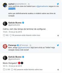 Galvão bueno comenta até minuto de silêncio. Galvao Bueno Inicia Perfil No Twitter Seguindo O Flamengo