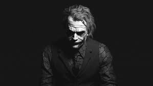 Jocker landscape wallapaper / horror joker wallpapers wallpaper cave. Dark Knight Joker Black And White Wallpaper