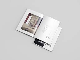 This scene was created in cinema 4d and rendered using redshift render. Us Letter Portrait Catalog Magazine Mock Up Best Free Mockups