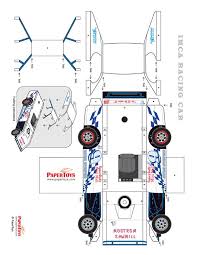 Imca Race Car Paper Model Free Paper Toys And Models At Papertoys Com Paper Models Paper Model Car Paper Car