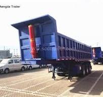 China 60Ton Container Square Shape Dump Tipper Tractor ...