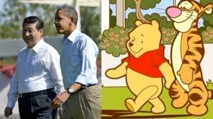 Composite Picture Of Xi Jinping Barack Obama And Winnie The Pooh Characters Winnie The Pooh Pooh Internet Funny