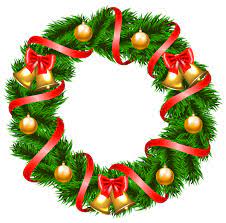 Decorative Christmas Wreath Png Clipart Image Cartoes Natalinos Molduras Natal Natal Png
