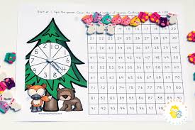 Counting To 100 With A Printable Forest Hundreds Chart