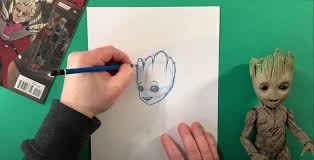 Subscribe, like and share this video and check o. Marvel Draw Teaches Fans How To Draw Baby Groot Laughingplace Com