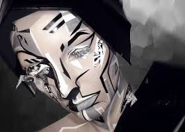 Black And White Makeup Looks Graphic Monochromatic Black And White Make Up Look Tutorial Black And White Makeup White Makeup Fantasy Makeup