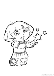 dora lance des etoiles l exploratrice coloriage dessin a colorier de spider man 3