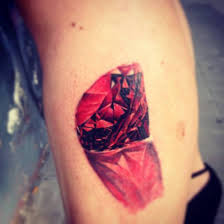 Visit amazing tattoo ideas's profile on pinterest. Red Diamond Tattoo