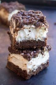 Beat together and add 4 eggs, one at a time, mixing after each one add flour, salt and vanilla and mix well. Marshmallow Crunch Brownie Bars Dinner Then Dessert