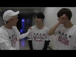 These members are extremely close to each other and share an . Bts Jin Jimin Jungkook Saying Army Marry Me Youtube