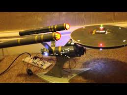 Revell Tos Enterprise Lighting Kit Test Youtube