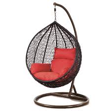 grey rattan weave effect garden hanging basket egg swing chair patio hammock swinging chair egg swing chair hanging egg chair