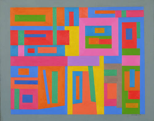 Work by Ad Reinhardt