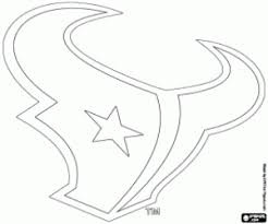Logo For Houston Texans American Football Team In The Afc South Division Houston Texas Coloring Page Houston Texans Logo Texans Logo Houston Texans Football