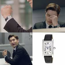 Dramafashion Idol Choisiwon Pick Cartier Automatic Silverdial Menswatch 10 995 Cartierwatch Tvn Choi Siwon Korean Drama Watches For Men