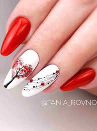 Naildesigns 90 Easy Diy Valentine Day Nails Acrylic Art Designs Ideas With Red Hearts Nail Art Designs Videos Cute Nail Art Designs Valentine S Day Nails