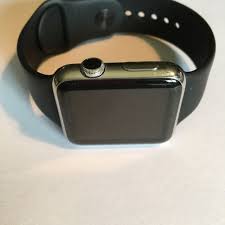 Apple Watch Series 3 Space Black Stainless Steel Sport Band 42mm Gps Cellular Apple Applewatchseries Apple Watch Series 3 Apple Watch Black Stainless Steel