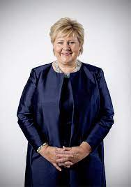 Erna solberg (52), die norwegische wahlsiegerin. Erna Solberg Prime Minister Of The Kingdom Of Norway Gesichter Der Demokratie