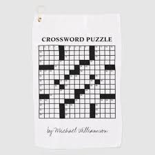 Word search puzzles can be. Funny Personalized Black White Crossword Puzzle Golf Towel Zazzle Com Golf Towels Crossword Puzzle Crossword