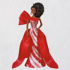Hallmark Holiday Keepsake Barbie African American Doll Ornament Holiday Barbie Dolls African American Holidays Holiday Barbie