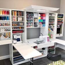 Look through home office pictures in different colors and styles and when you find a home office design that inspires you, save it to an ideabook or contact the pro who made it. You Never Know What You Have Until You Clean Your Craft Room Theoriginalscrapbox Sewing Room Design Sewing Room Storage Room Storage Diy