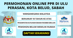 Check spelling or type a new query. Cara Memohon Perumahan Ppr Online Program Perumahan Rakyat Di Ulu Perasan Kota Belud Sabah