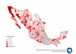 2019 Organized Crime And Violence In Mexico Justice In Mexico