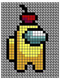 You can follow these rules to paint the pictures the. Among Us Pixel Art Pixel Art Templates Pattern Cross Stitches Pixelarttemplatespatterncrossstitche In 2021 Pixel Art Templates Perler Bead Art Pixel Art Pattern