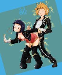 Kaminari x Jiro [My Hero Academia] (sealed helm) : rrule34