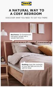 A Relaxing Room Can Work Wonders On Your Mind And Soul So Make Sure You Fill It With Soothing Colours And Natural Materials Ikea B Cosy Bedroom Bed Ikea Bed