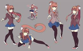 Artstation Fan Art Of Monika From The Game Ddlc Steven Lallauret Check out inspiring examples of ddlc_monika artwork on deviantart, and get inspired by our community of talented artists.