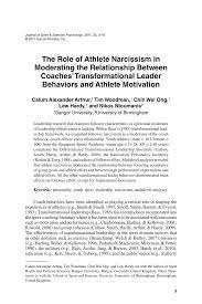 Not all people with narcissist traits have npd. Pdf The Role Of Athlete Narcissism In Moderating The Relationship Between Coaches Transformational Leader Behaviors And Athlete Motivation