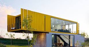 Huiini House Was Created Out Of 4 Shipping Containers Two Down And Two Up Plus 1 Additional F Container House Design Building A Container Home Container House