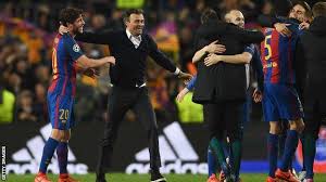 Fc barcelona in the uefa champions league. Barcelona 6 1 Paris St Germain 6 5 Agg Bbc Sport