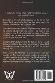 From Abram to Abraham: Then & Now (Study Guide/Journal): Comparing Our  Journey to The Journey of Abraham: Williams, Richard, Wilson, Johnnie, ...