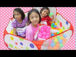 Mainan Ball Pit Show Kids Balita Lucu Mandi Bola Mini Basketball 2 Youtube