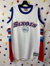 First look at sixers, celtics, thunder, pelicans and warriors city edition jerseys. Nba Philadelphia 76ers Sixers Throwback Basketball Jersey Boardwalk Vintage