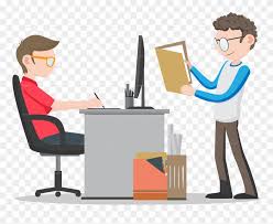 office worker transparent clipart office desk clip office workers cartoon png 356766 pinclipart office worker transparent clipart